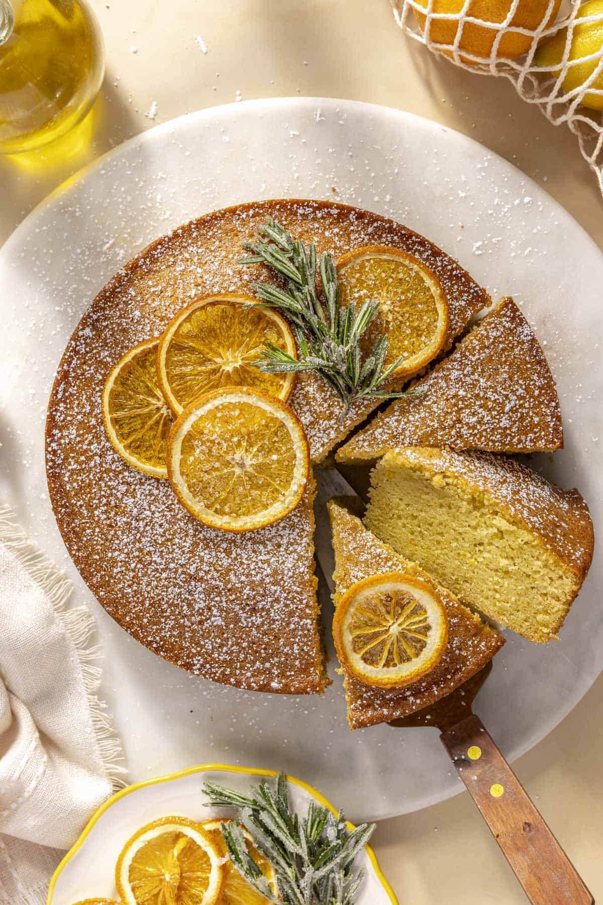 Sinaasappel Olijfoliecake