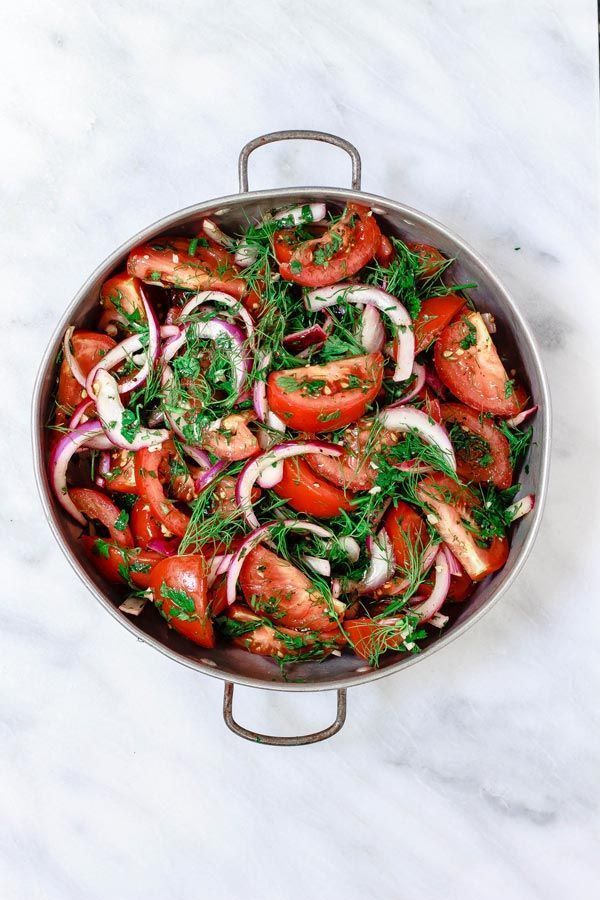 Tomatensalade met olijfolie